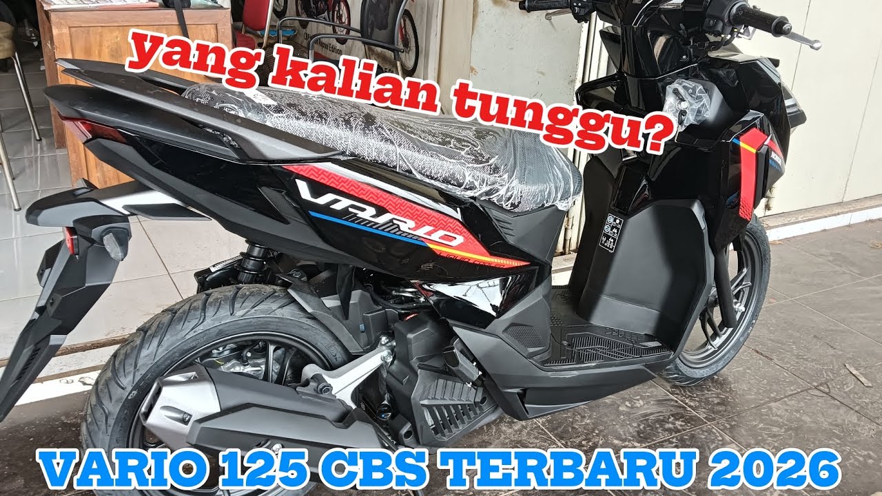 VERSI MURAH 💥 VARIO 125 CBS TERBARU 2026 💥 WARNA HITAM GLOSSY 