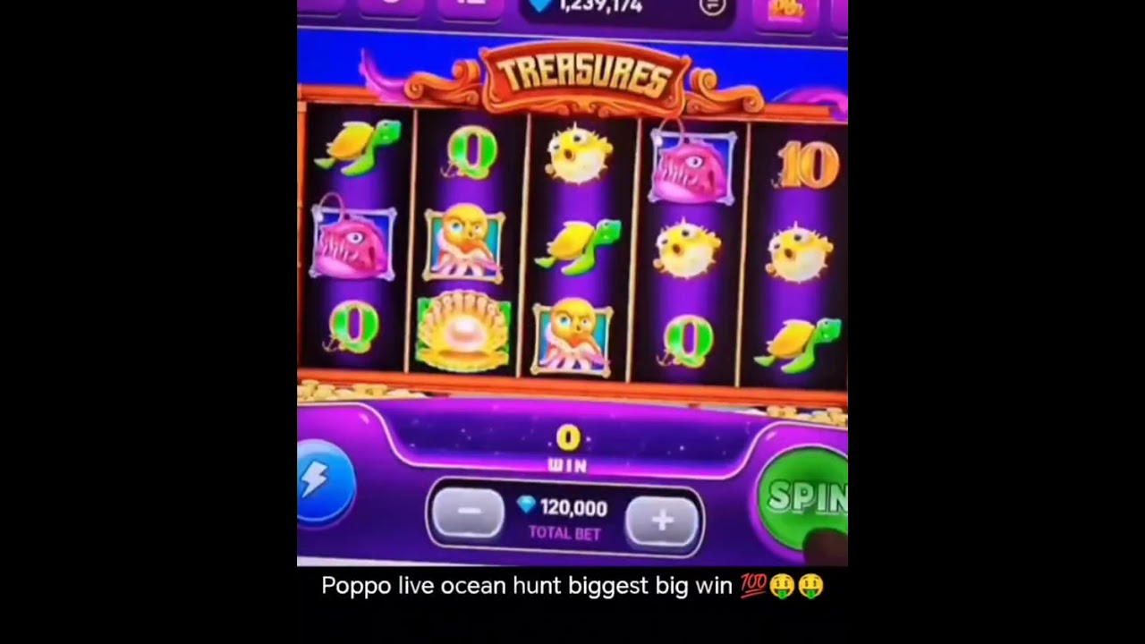 Poppo live ocean hunt biggest big win 🤑😲❤️❤️❤️💯