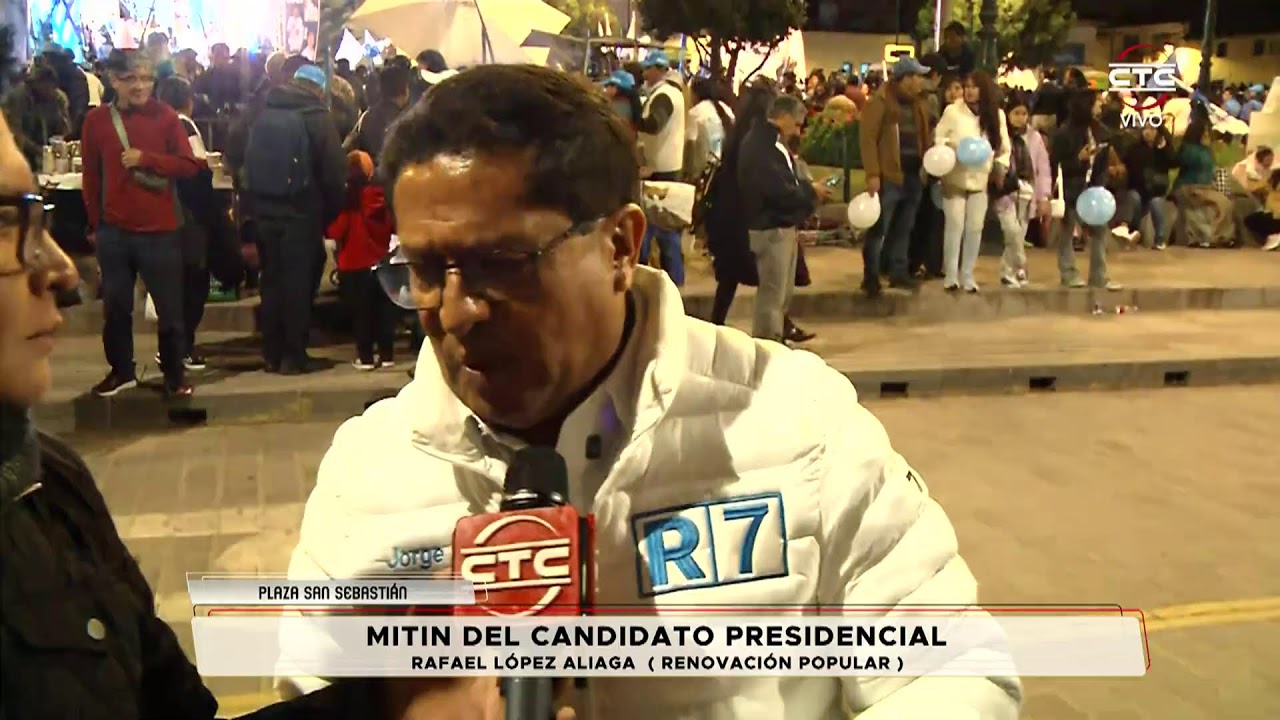 MITIN DEL CANDIDATO PRESIDENCIAL RAFAEL LÓPEZ ALIAGA ( RENOVACIÓN POPULAR ) 14-03-2026