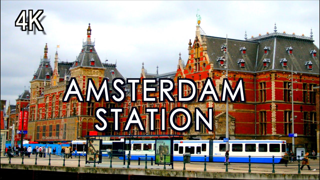 【4k】Amsterdam Centraal Station - 🇳🇱 Netherlands Walking Tour (27 minutes) | 4k l 60 UHD (ASMR)