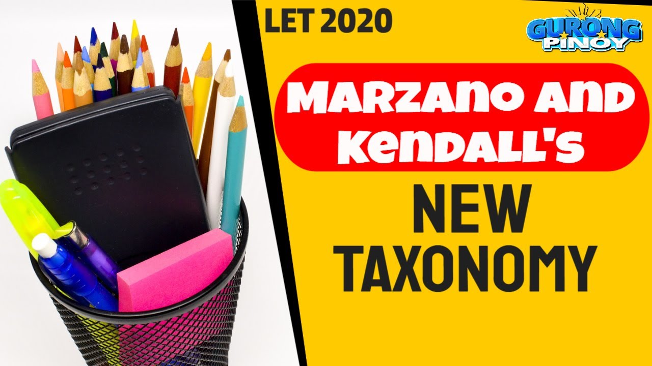 Marzano and Kendall's New Taxonomy LET Updated Reviewer 2020