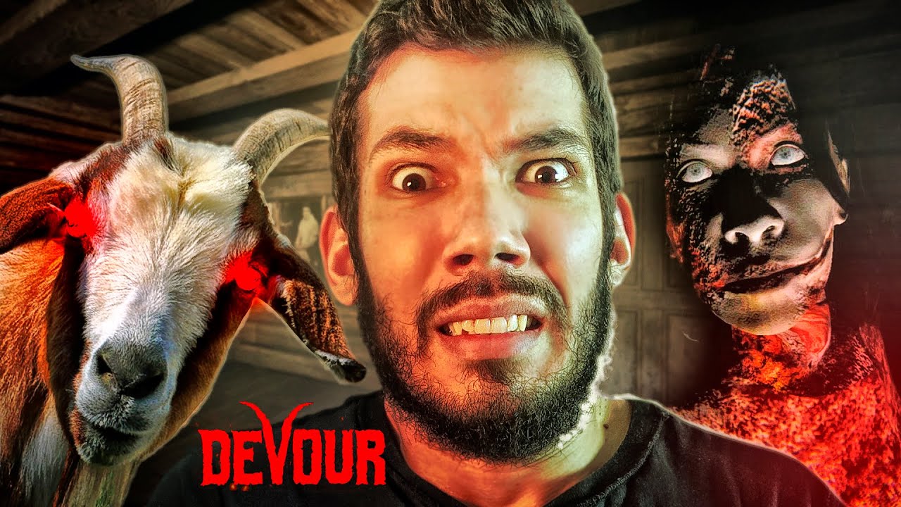 DEVOUR - TERROR CO-OP DA MULHER MALDITA COM CABRITOS MALDITOS  e DEM&Ocirc;NIOS MALDITOS.