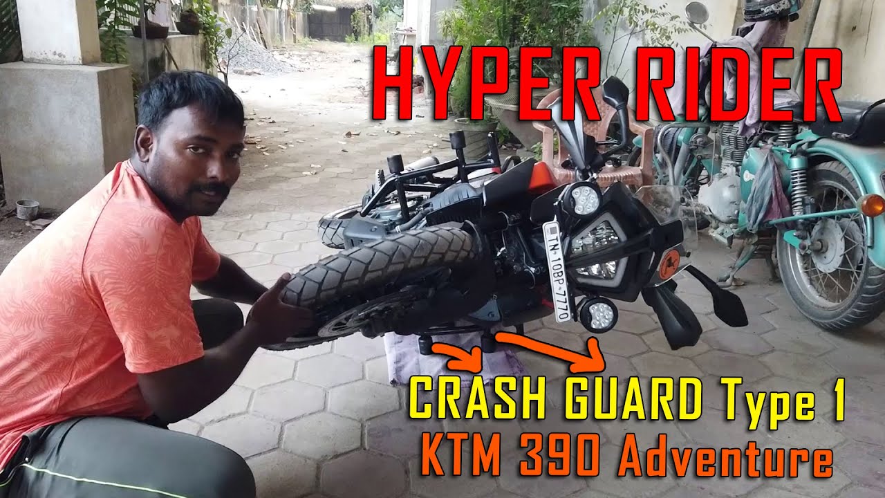 Unboxing And Installation🎁 | HYPER RIDER Crash Guard Type 1👌 | For KTM 390 Adventure🏍 | Kaipulla 🖐