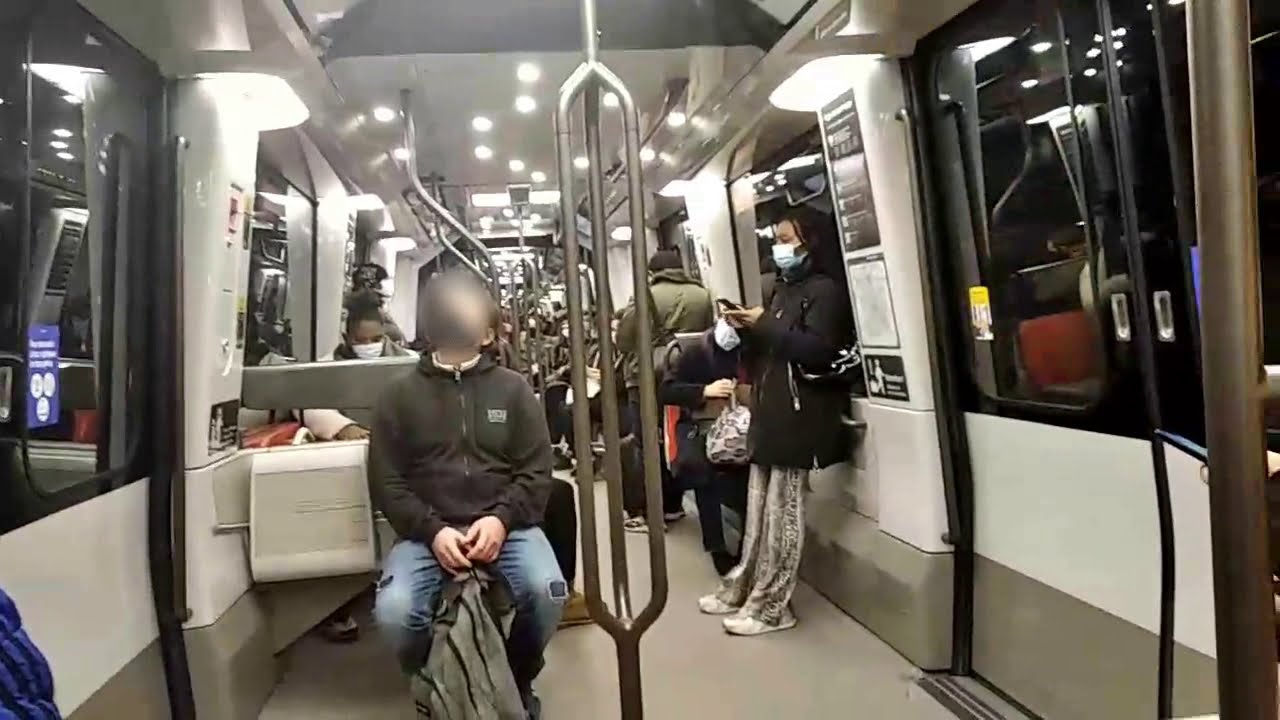 Voyage complet sur la ligne 14 de olympiades à mairie de Saint Ouen à bord du mp14 ca35