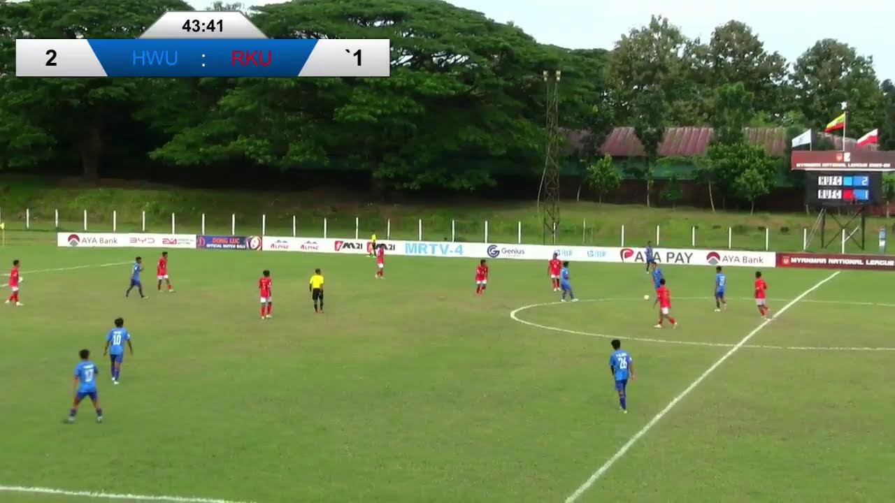 MNL (U-21) Youth League 2025 (Week - 25) Hantharwady Utd (Blue) VS Rakhine Utd (Red)