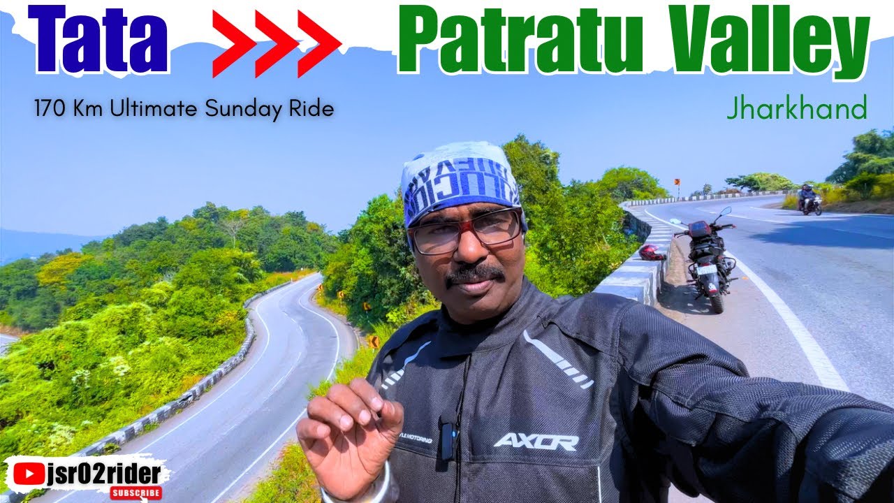Tata to Patratu Valley Sunday Ride 🏍️ | Best Hill Road Trip 🤩 | Jharkhand Riders Vlog