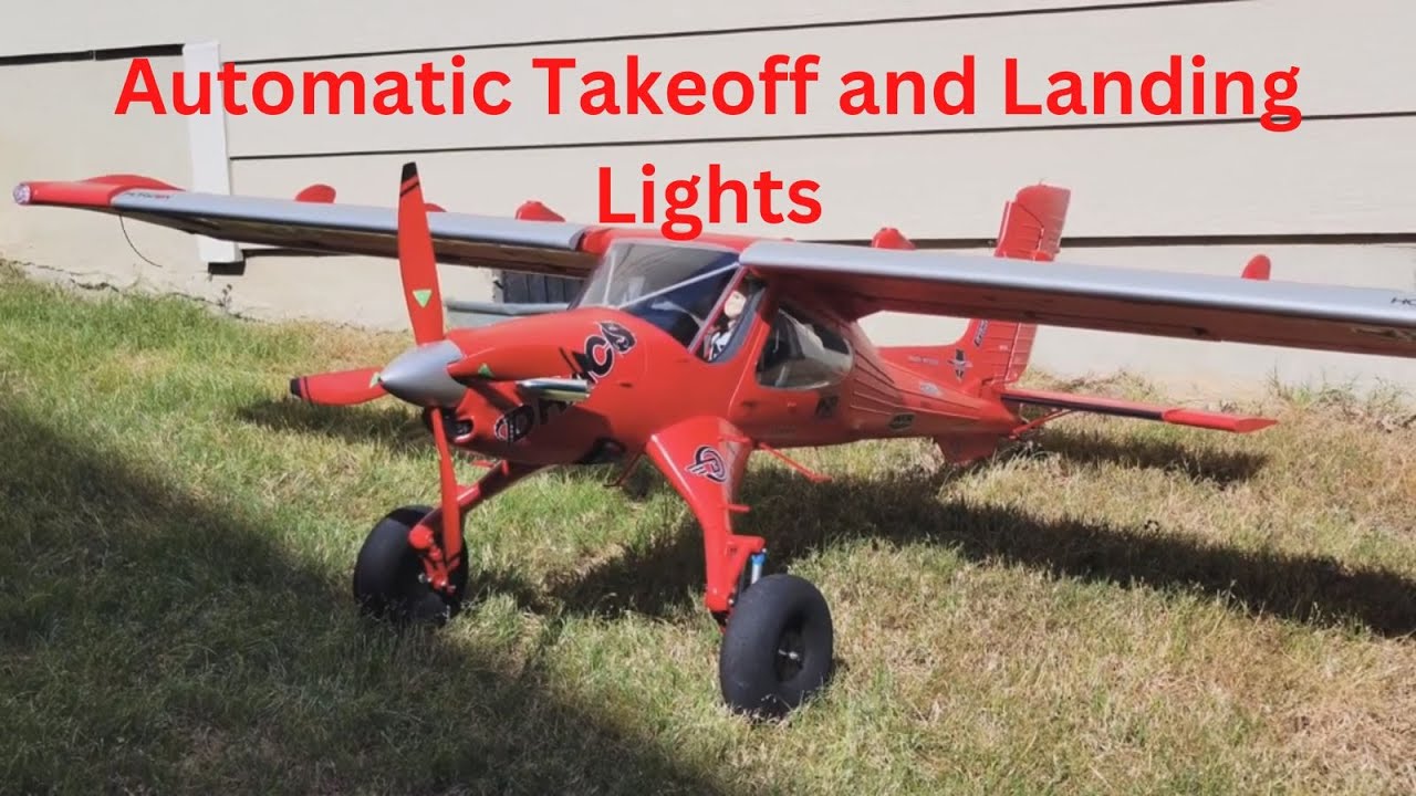 E-flite Draco: Automatic Takeoff and Landing Lights Tutorial