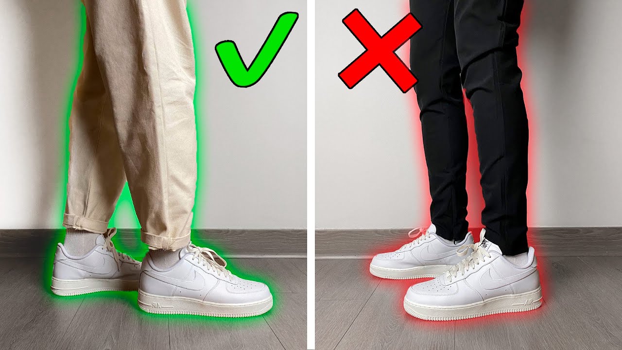 CÓMO VESTIR AIR FORCE 1 de la forma CORRECTA!