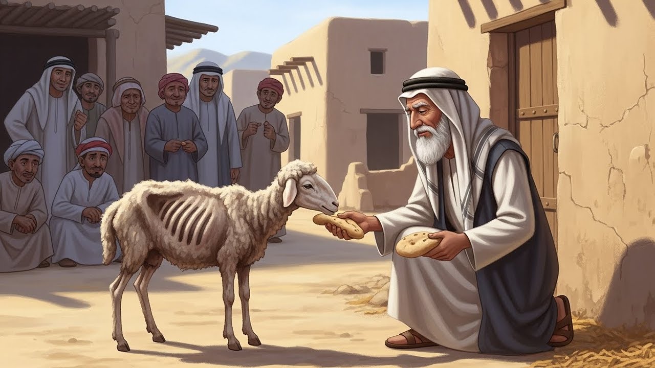 قصة الراعي فقير رفض بيع نعجته العرجاء للذبح… فقادته إلى كنز جعله من أغنياء القرية!