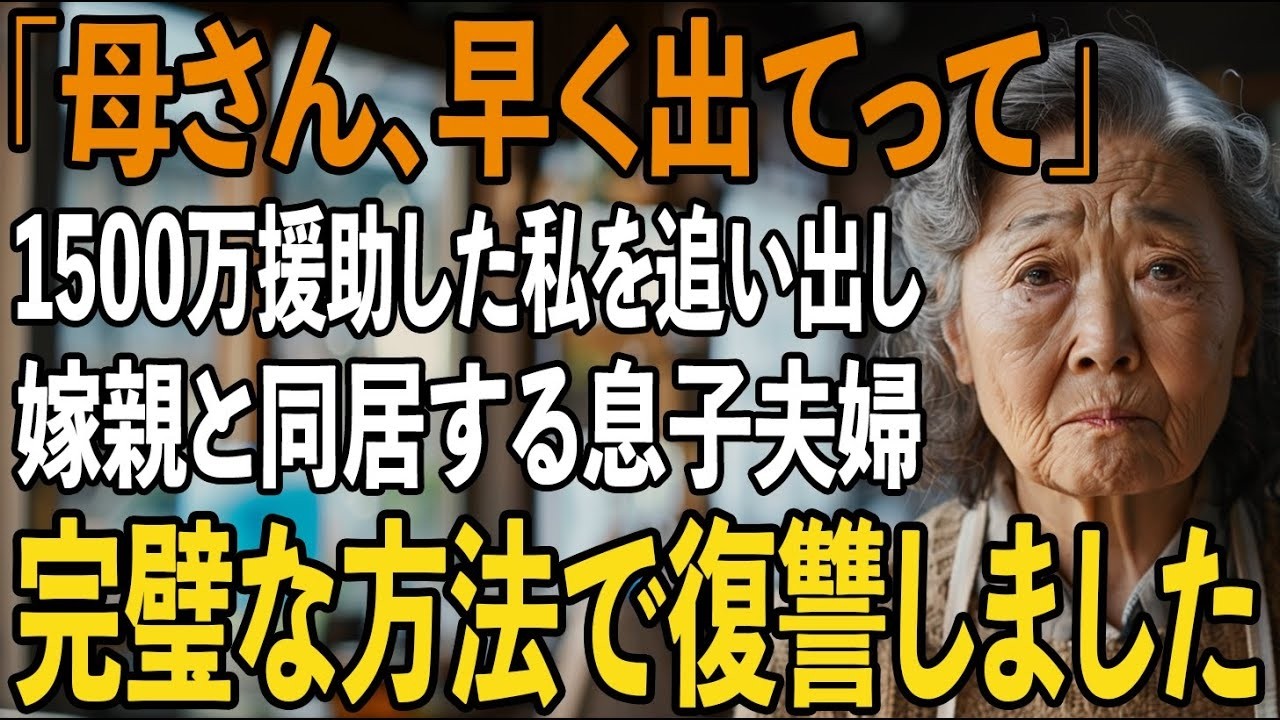「私たちの家から早く出てけ」私が1500万円かけてリフォームした二世帯住宅から追い出し、嫁の親を同居させる息子夫婦。理不尽すぎる2人の人生を転落させました【シニアライフ】【60代以上の方へ】