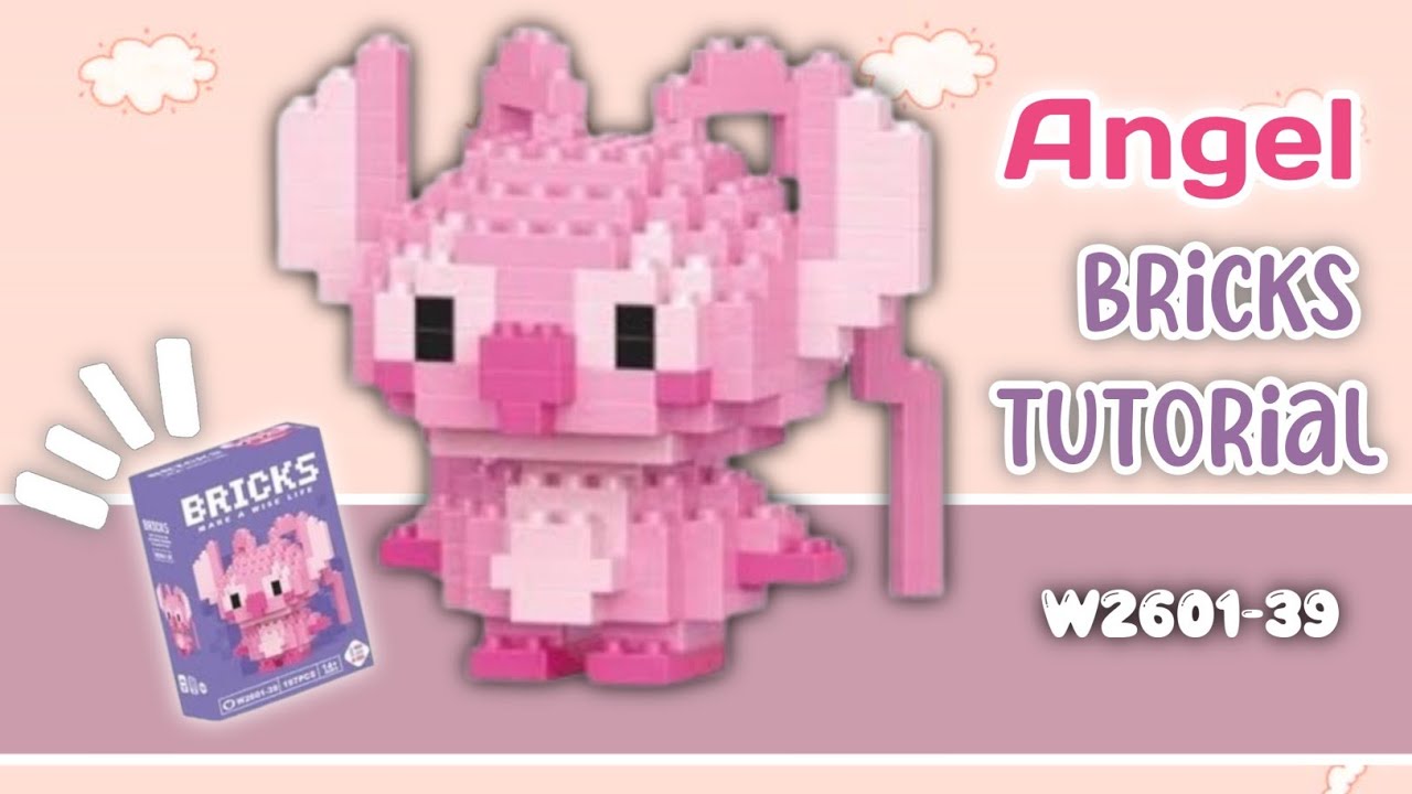 HOW TO BUILD ANGEL STITCH BRICKS | Cara merakit bricks Angel W2601-39