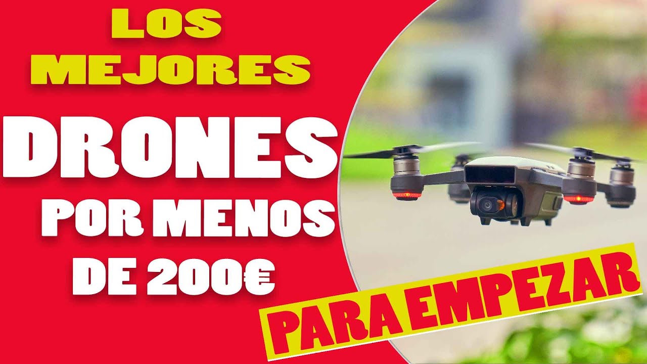 🏆 Los mejores drones 🚀 por menos de 200 Euros en 2021(precio-calidad)