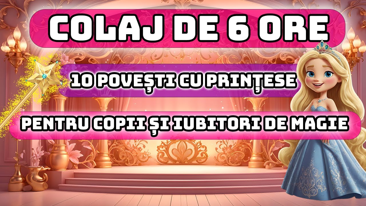 10 povești cu prințese 👑📜📖|| Povești audio pentru copii || @PovestileElenei