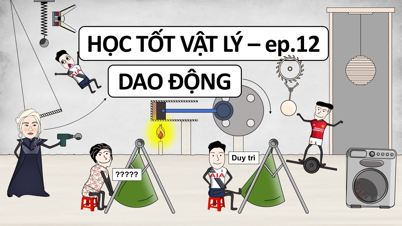 Dao Động - Cái Gì Đơn Giản Thì Chỉ Có Trong Lý Thuyết??? - Học Tốt Vật Lý - ep.12
