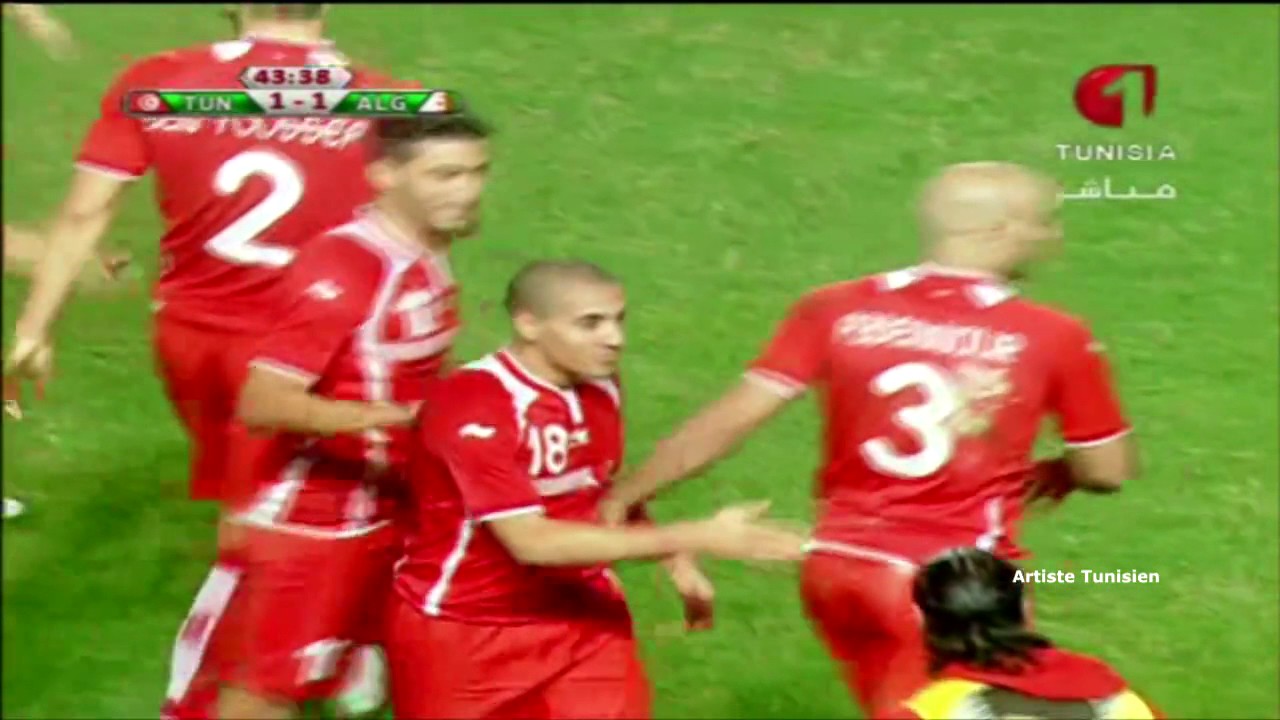 Tunisie vs  Algérie (1-1) - But de Wahbi Khazri (43') 11-01-2015 [CAN 2015 (Préparation)]