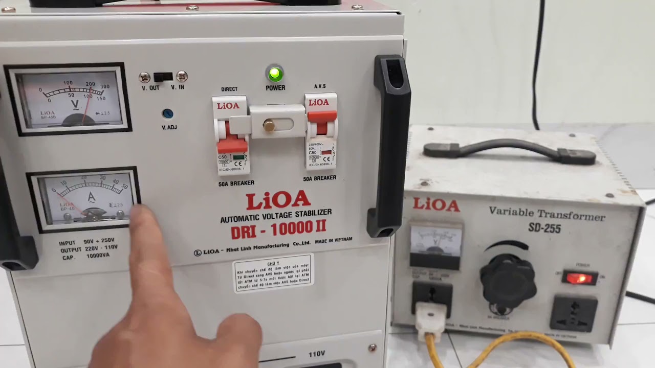 HƯỚNG DẪN  SỬ DỤNG LẮP ĐẶT ỔN ÁP LIOA |  LIOA NHẬT LINH | ĐT MUA HÀNG 0963 773 128