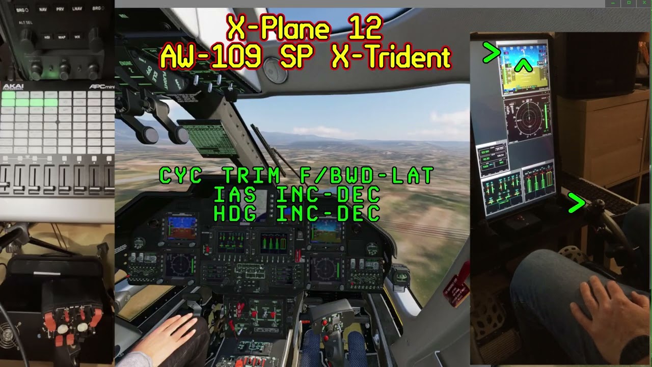 AW109SP X-Trident: The Best Helicopter of 2025 (In My Opinion) Mapping on my AW139 Home Cockpit