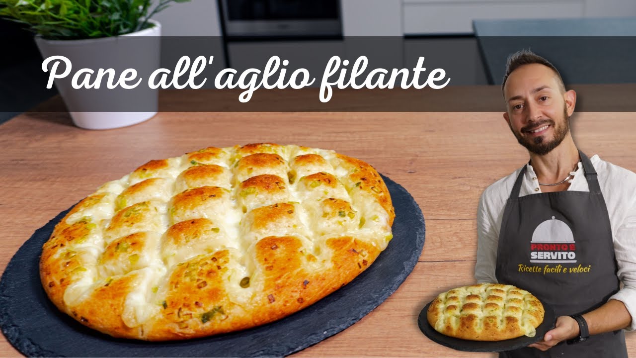 Pane all'aglio e mozzarella filante - SECONDI PIATTI
