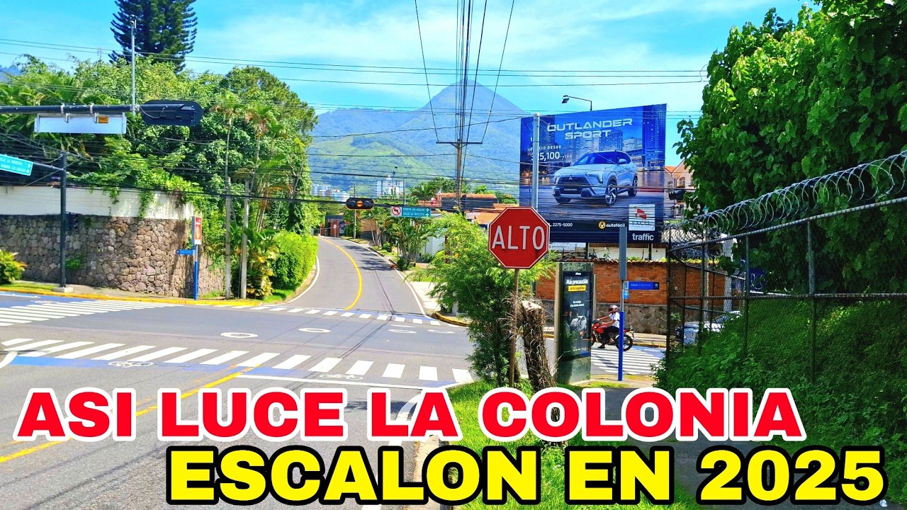 ASI SE ENCUENTRA LA COLONIA ESCALON DE SAN SALVADOR. #elsalvador