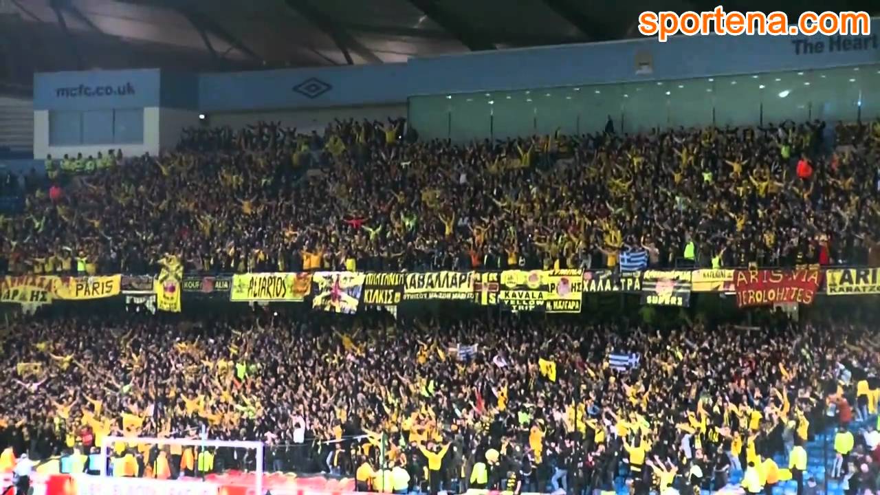 Manchester City - Aris, 24/2: 7.000 Areianoi sto City of Manchester - sportena.com