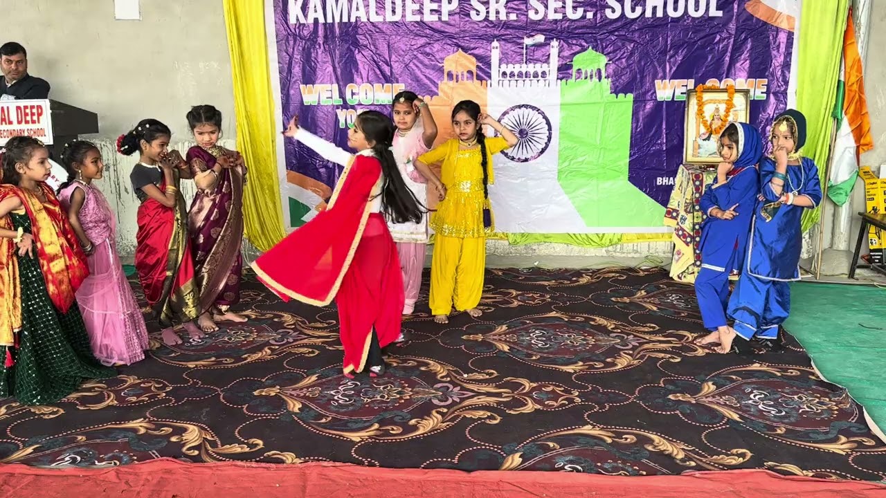 Indian culture act 26 January program kamaldeep senior secondary School#jaipur #republicday #school 