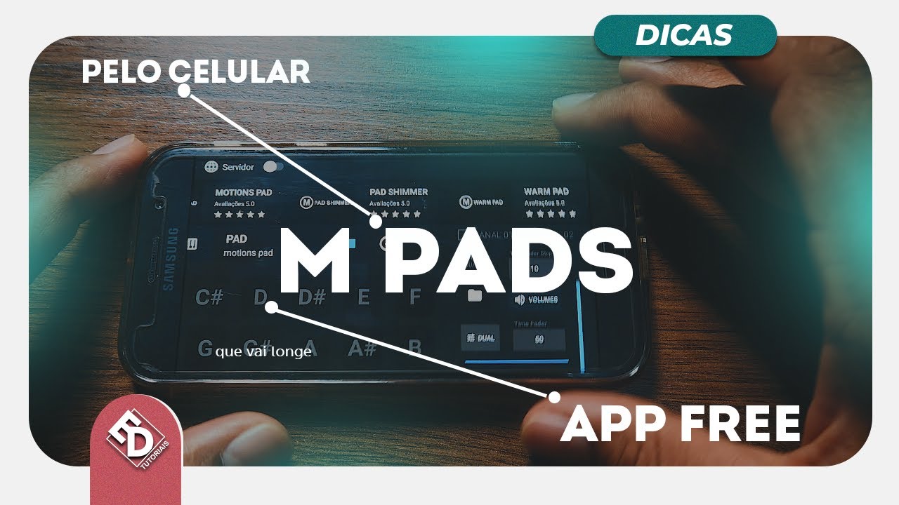 Como Lan&ccedil;ar Pads pelo Celular | App Gr&aacute;tis | M PADS | ED Tutoriais