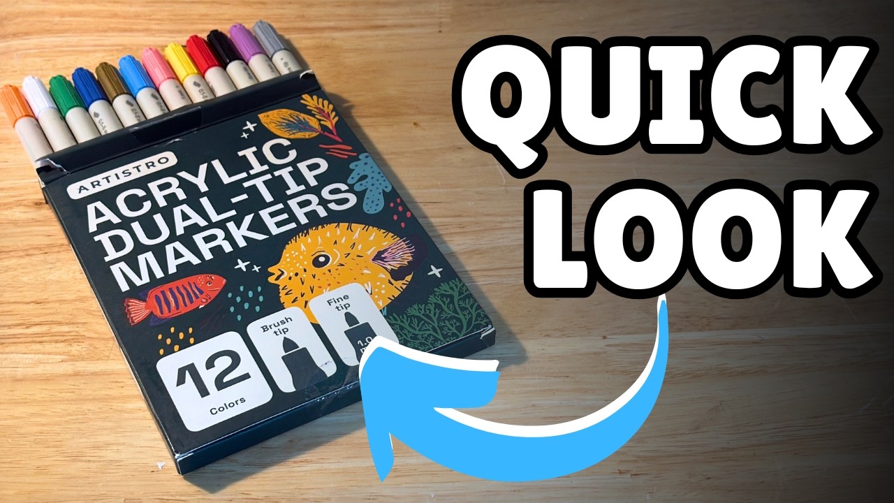 QUICK LOOK at ARTISTRO Acrylic Paint Markers