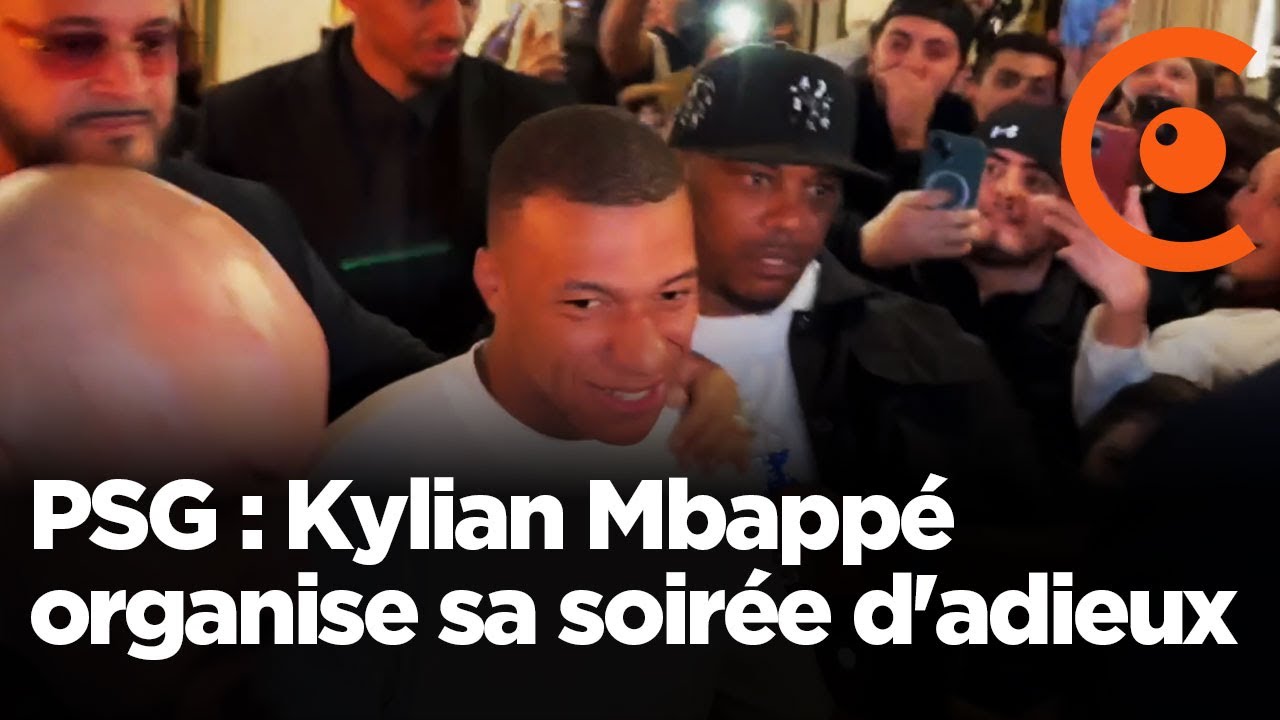 PSG: Kylian Mbappé organise sa soirée d'adieux (20 mai 2024, Paris, France) [4K]