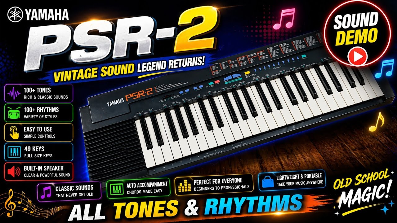 Yamaha PSR 2 || Yamaha PSR 2 review || Yamaha psr