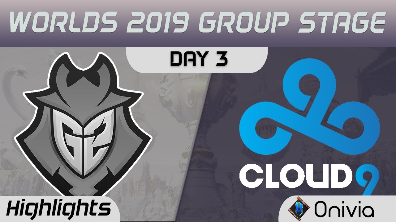 G2 vs C9 Highlights Worlds 2019 Main Event Group Stage G2 Esports vs Cloud9 by Onivia