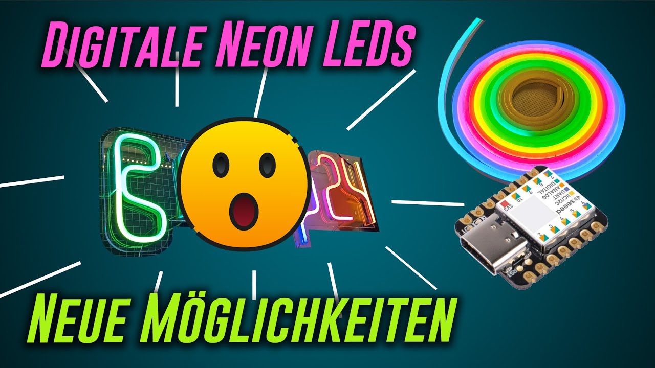 Neon Flex LED Logo - Anleitung - DIY - Digitale LEDs