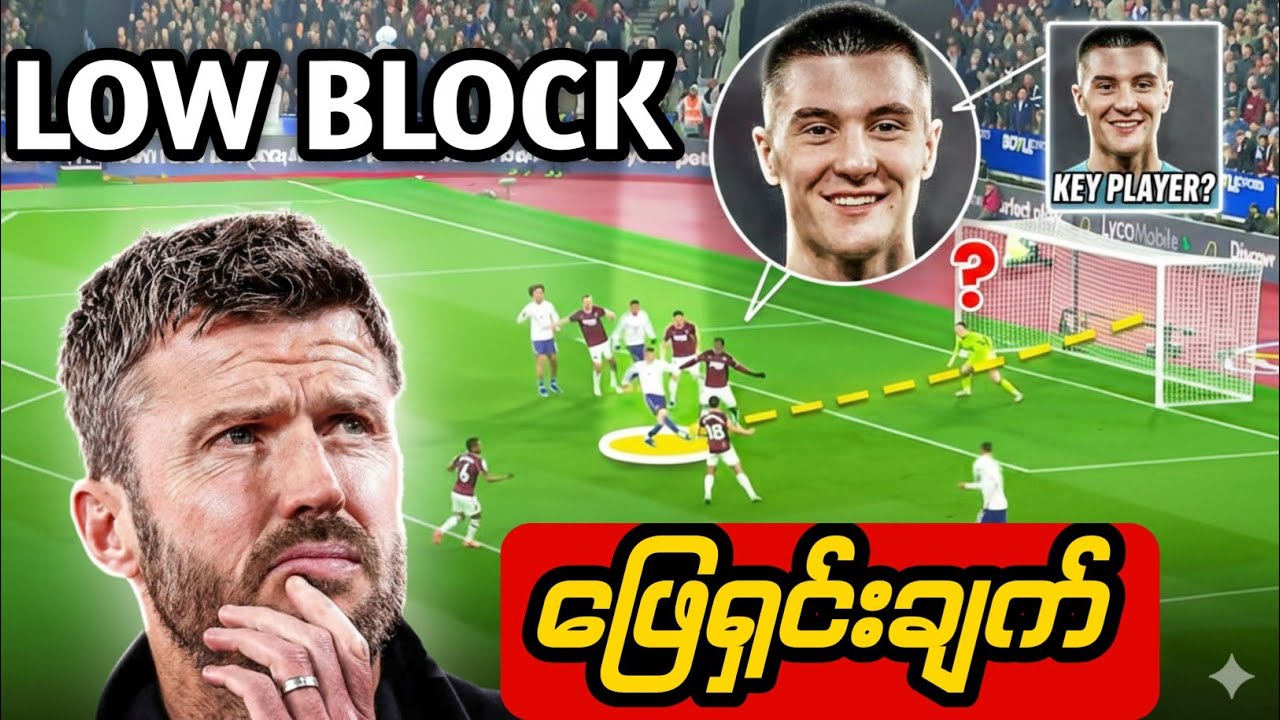Manchester united  ဘာကြောင့် ပိတ်သွားလဲ? Low Block Trap ရဲ့ အန္တရာယ် 😱”