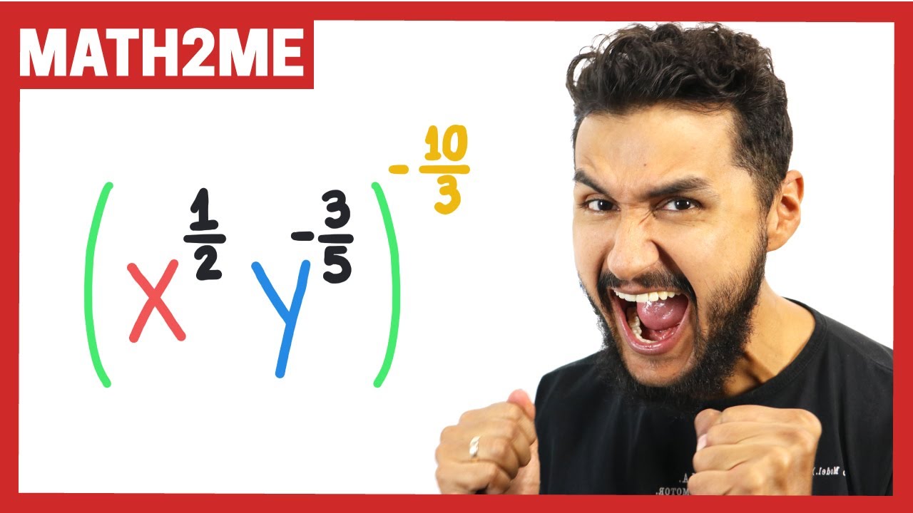 Exponentes con fracciones y exponentes negativos | Leyes de los exponentes