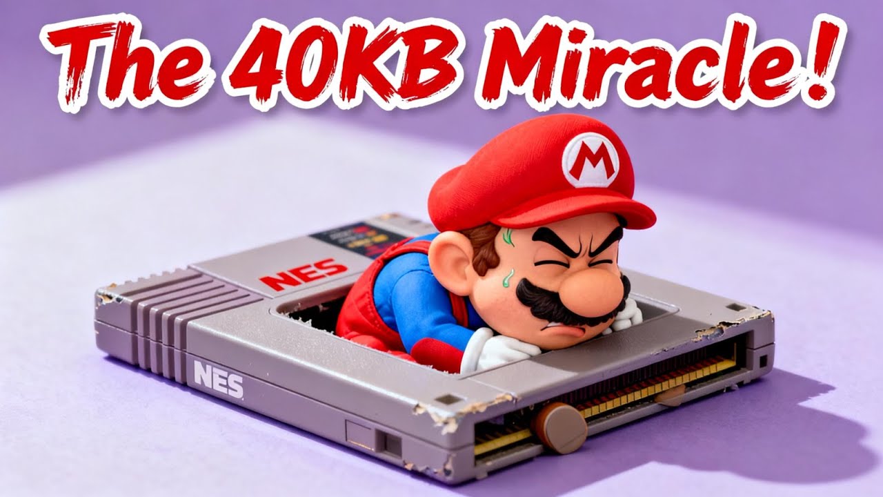Nintendo Created Super Mario with Just 40KB!