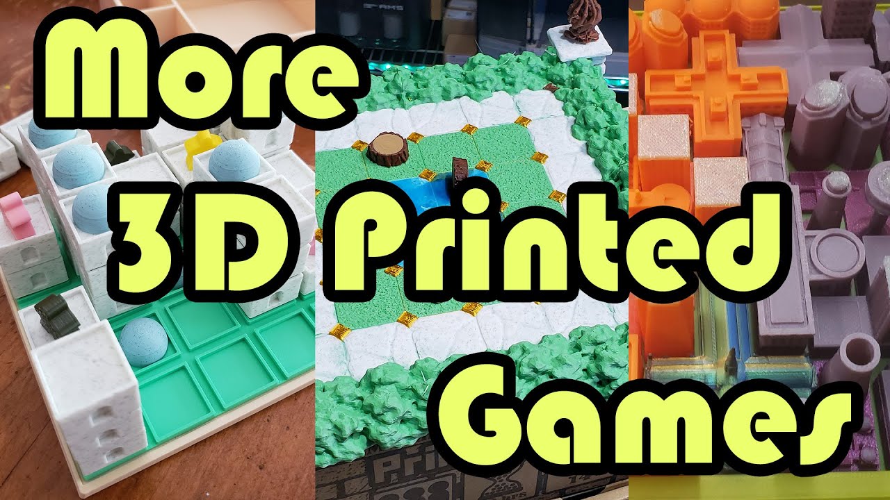 Игры, напечатанные на 3D-принтере, которые также могли бы быть PrintABlok