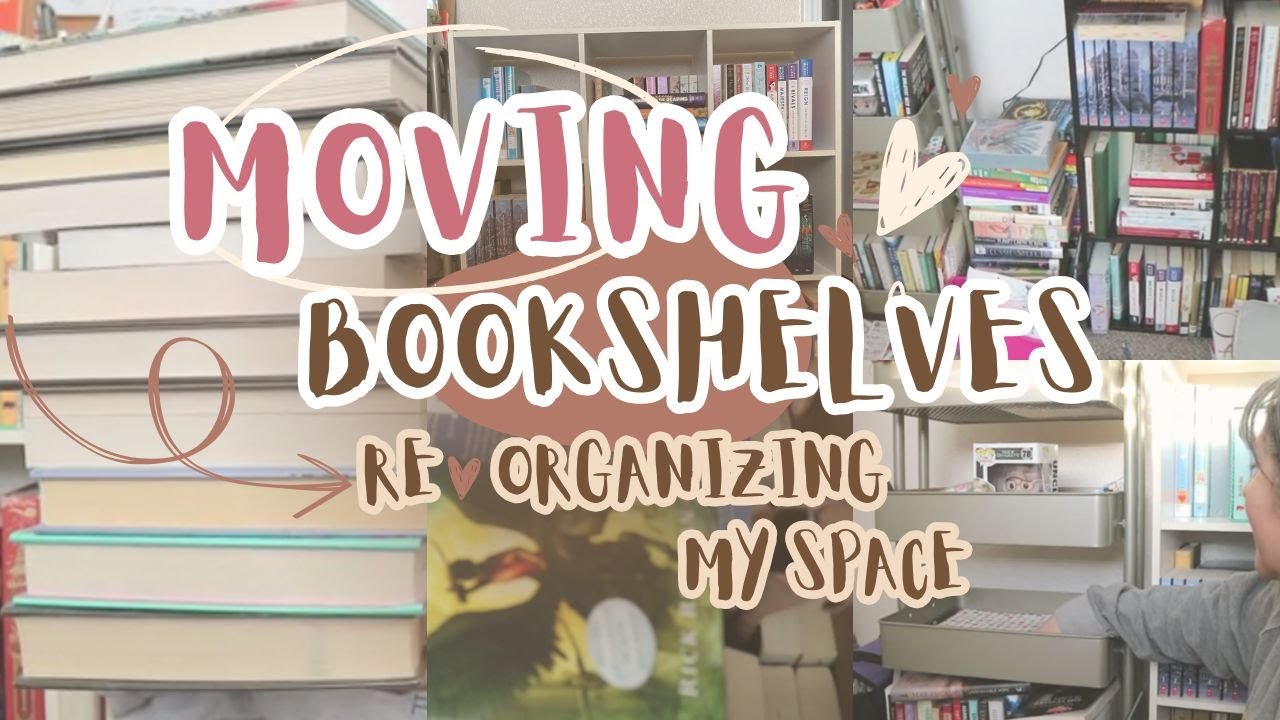 Бюджетные книжные полки - перестановка мебели