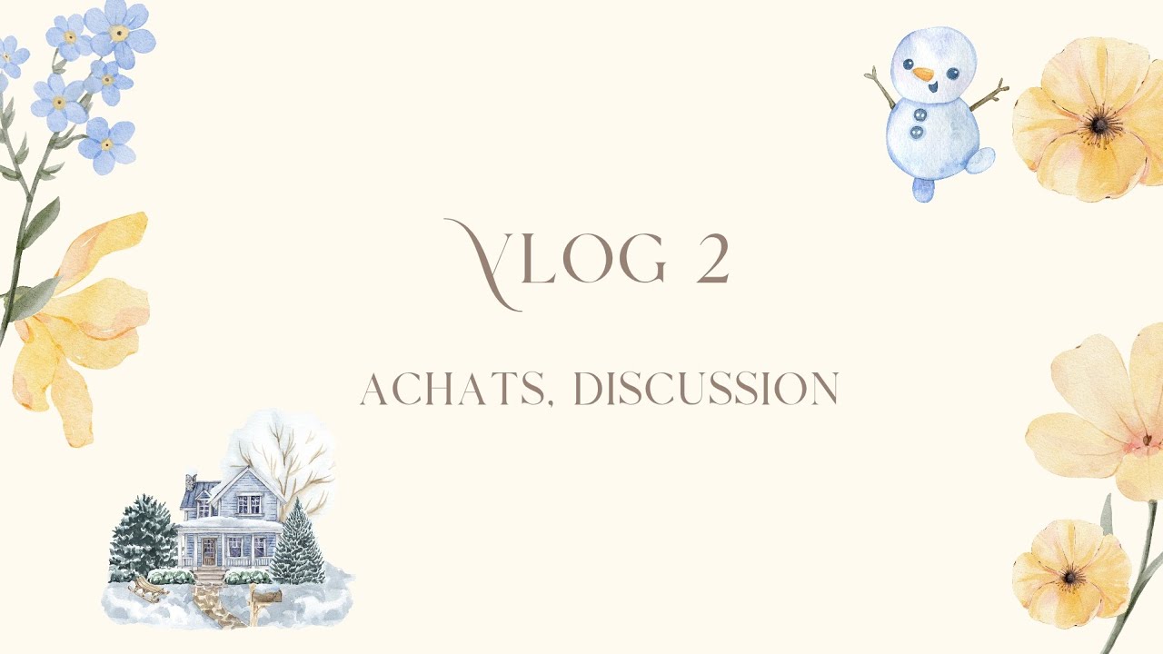 Vlog n°2 - Achats, discussion