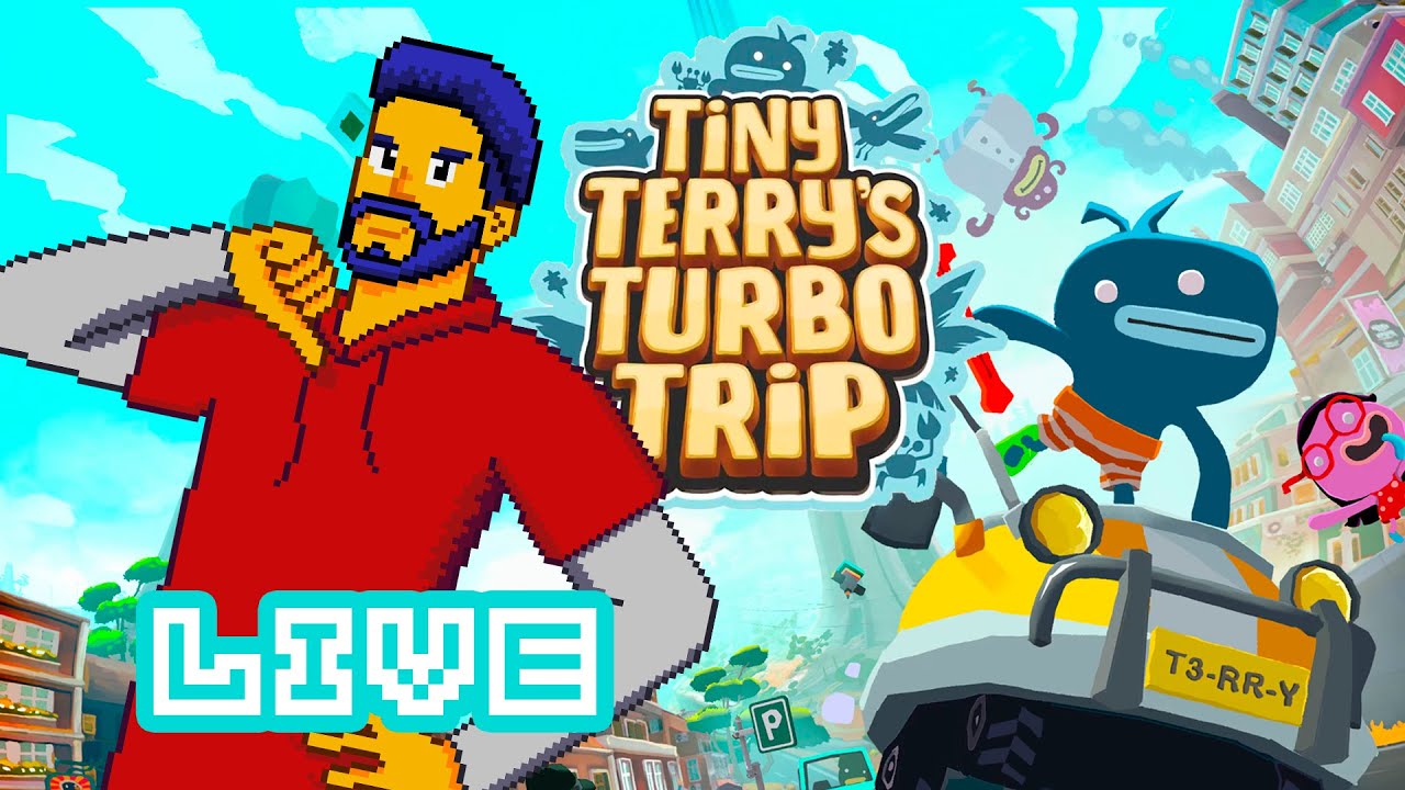 VAMOS ZERAR ESSA BIZARRICE? - Tiny Terry's Turbo Trip Ao Vivo