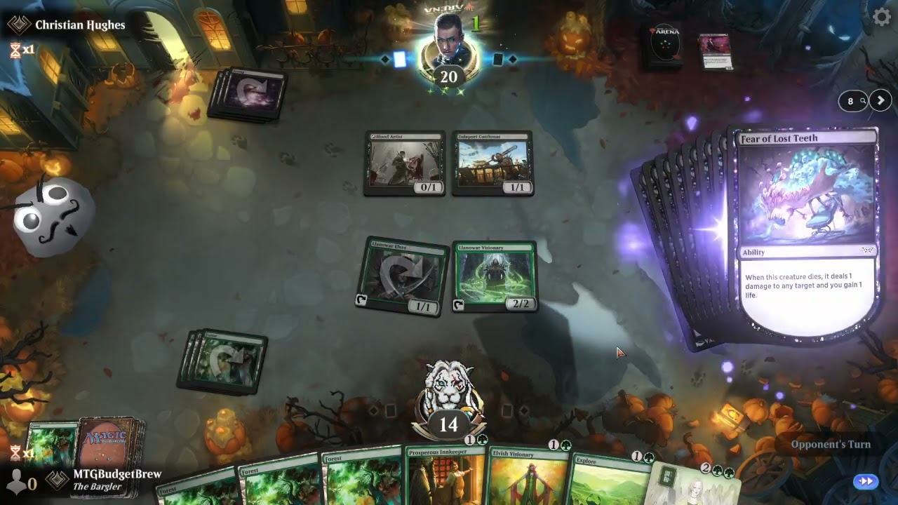 MTG Historic - Mono Green Midrange by MTGBudgetBrew VS Mono Black Aggro by Christian Hughes