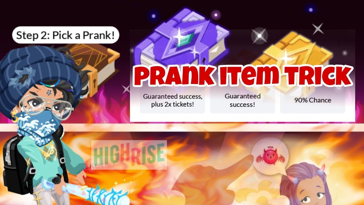 Prank item hack | Highrise Prank Event - YourMan Rence