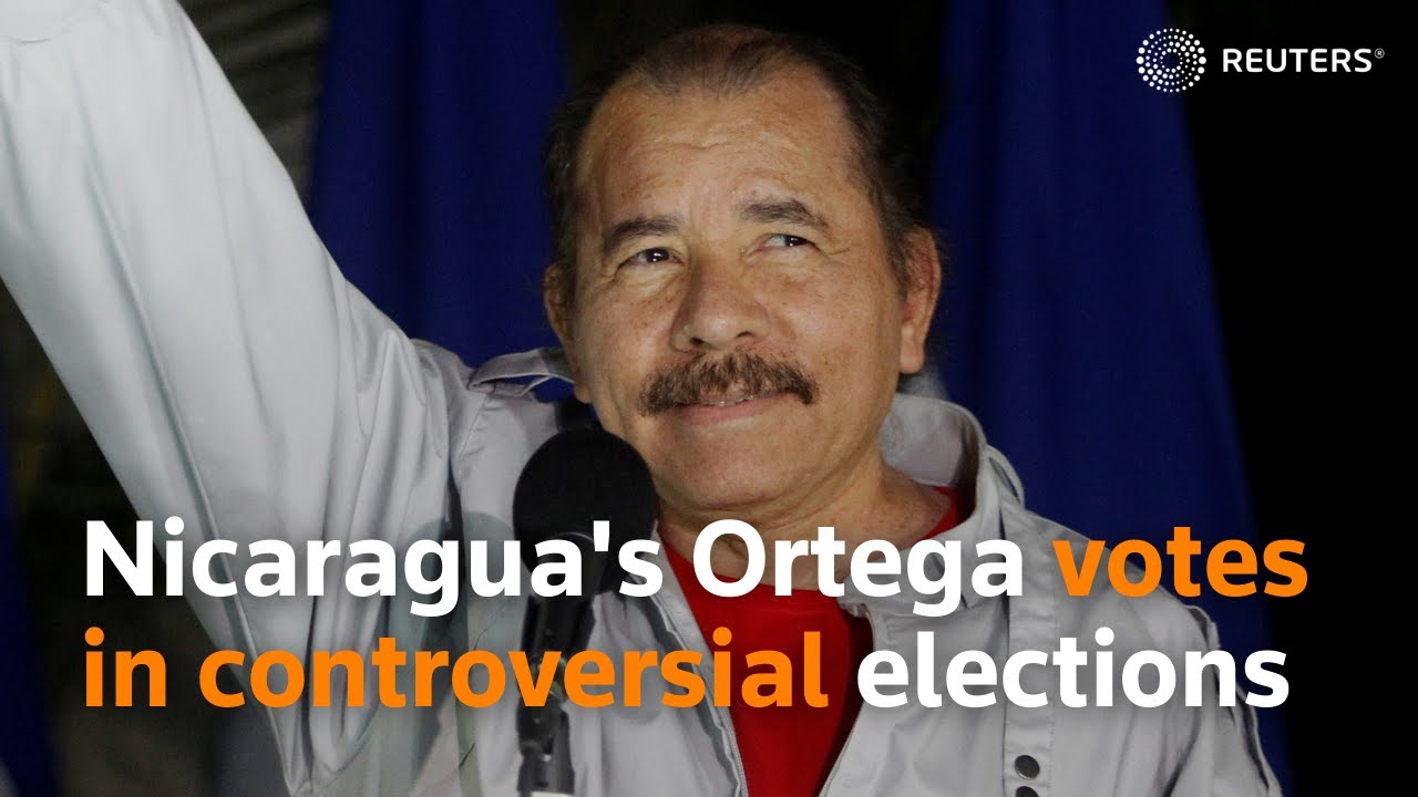 Nicaragua's Ortega casts vote in controversial elections
