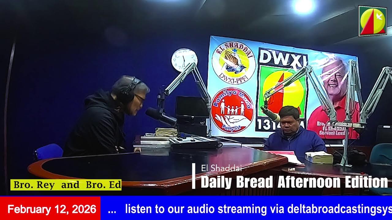 DWXI 1314 AM Live Streaming I Thursday (February 12, 2026) #dailybreadafternoonedition