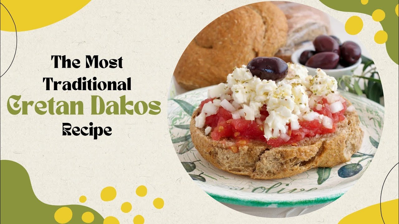 Cretan Dakos Salad Recipe: The Most Traditional Greek Salad from the Island of Crete