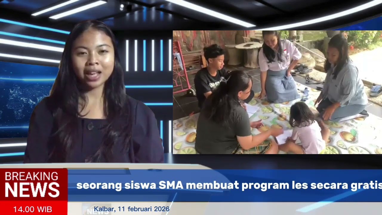 Seorang siswa SMA membuat program les secara gratis!!