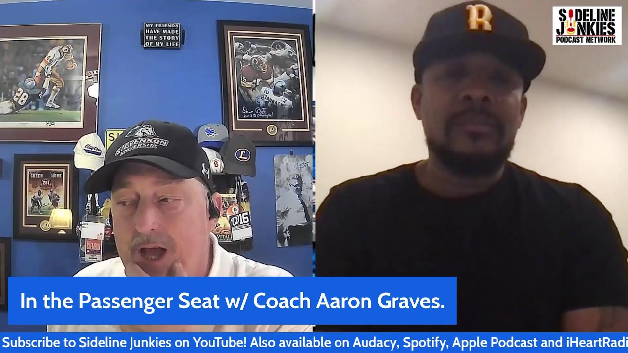 In the Passenger Seat w/ Coach Aaron Graves.