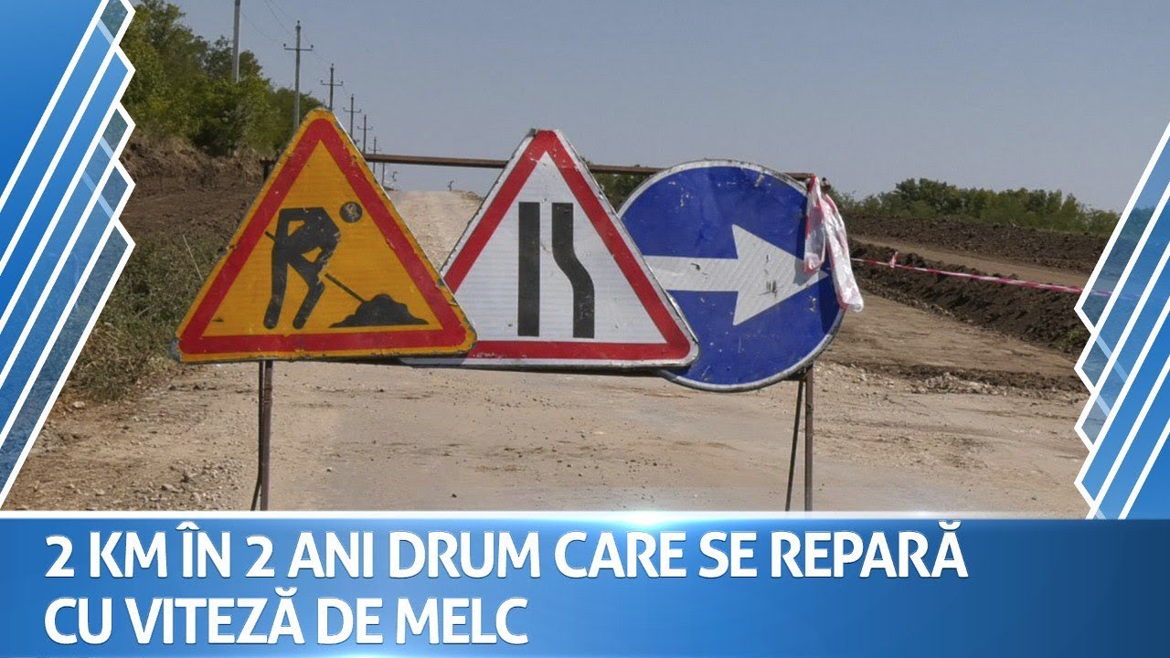 Doi km in doi ani Drumul Volintiri -Ștefan Voda se repara cu viteza de melc