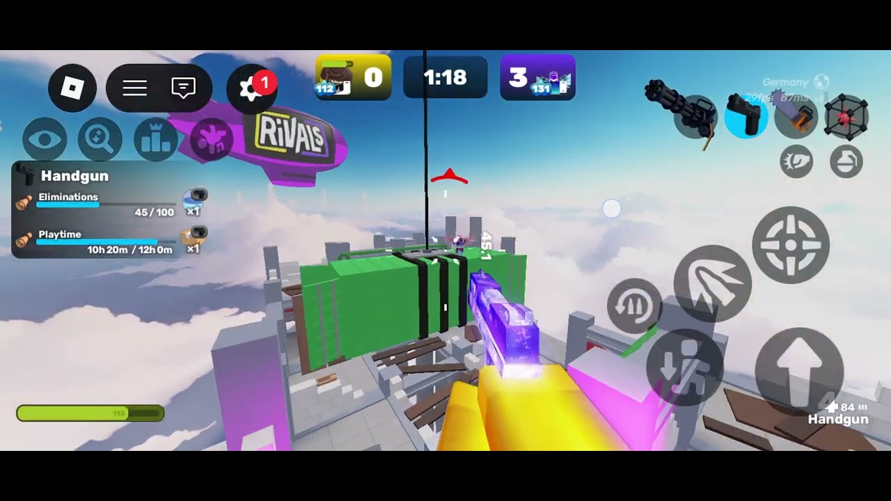 1v1 rivals roblox