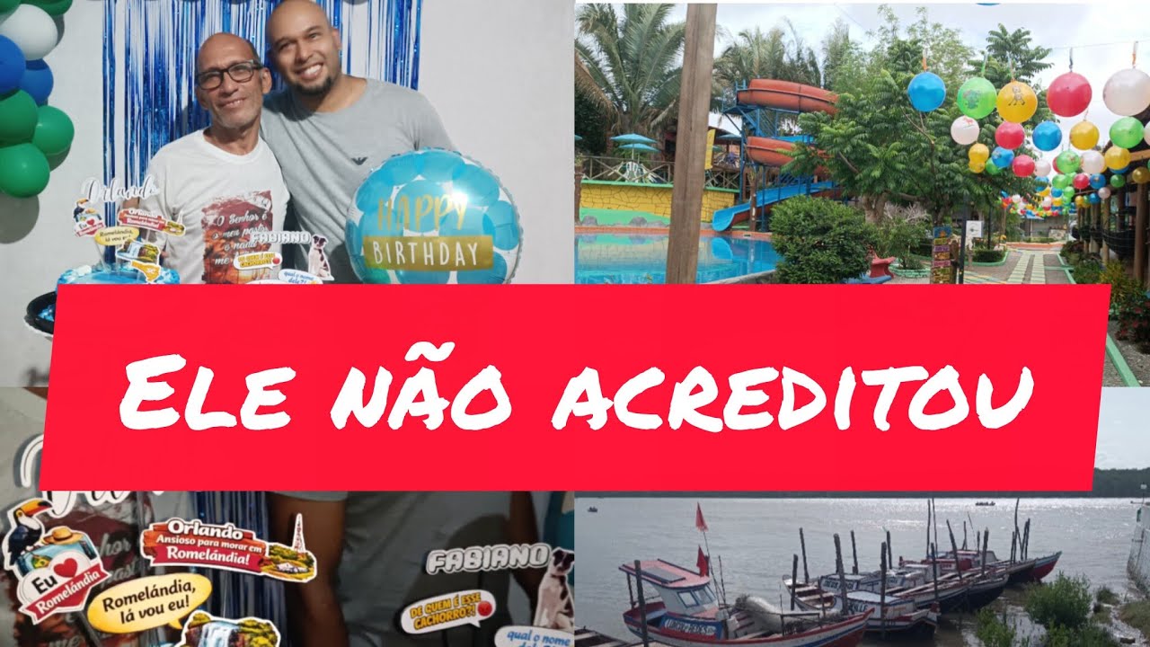 Aniversário com surpresa, ele nem acreditou!