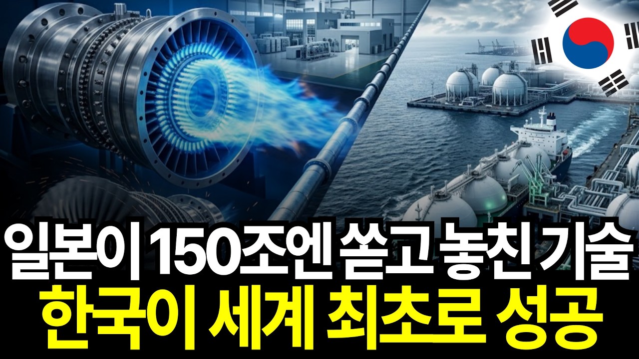 일본이 150조 엔 쓰고도 놓친 기술, 한국이 세계 최초로 해냈습니다