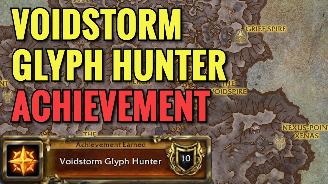 Voidstorm Glyph Hunter Achievement ALL Locations (WoW Midnight)